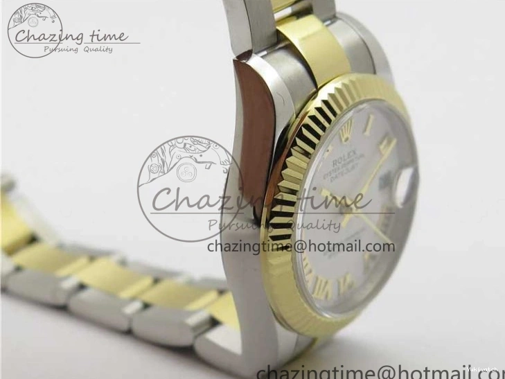 YG SS Best Dial White Oyster SS 278273 Bracelet Maker Datejust BP Edition 31mm YG on Roman 0113